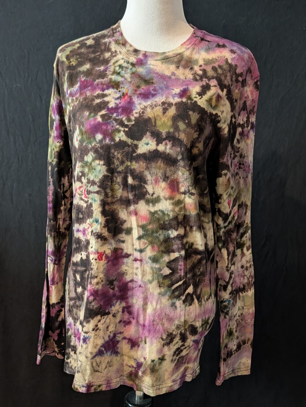 New Reverse Tiedye Unisex Long Sleeve Shirt